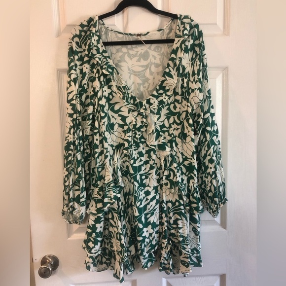 Free People Rebecca Ruffle Floral dress size small - Picture 13 of 13